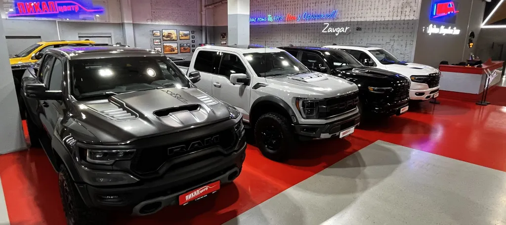 Пикапы RAM, Ford F, Toyota