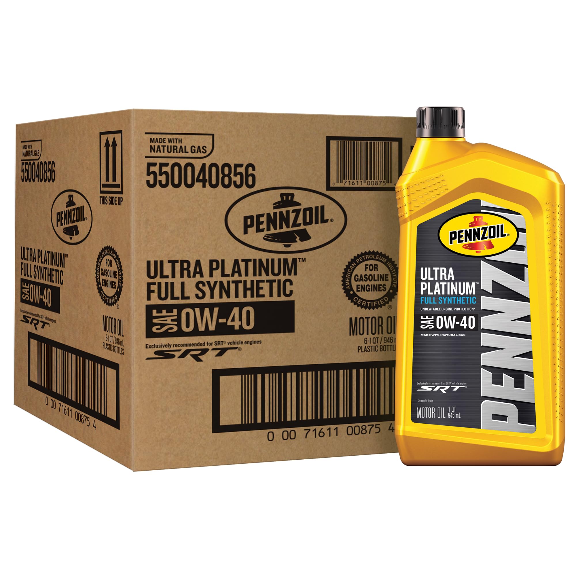 Масло моторное Pennzoil Ultra Platinum Pure Plus Technology 0W-40