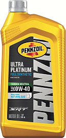 Масло моторное Pennzoil Ultra Platinum Pure Plus Technology 0W-40 (946 мл) SRT 